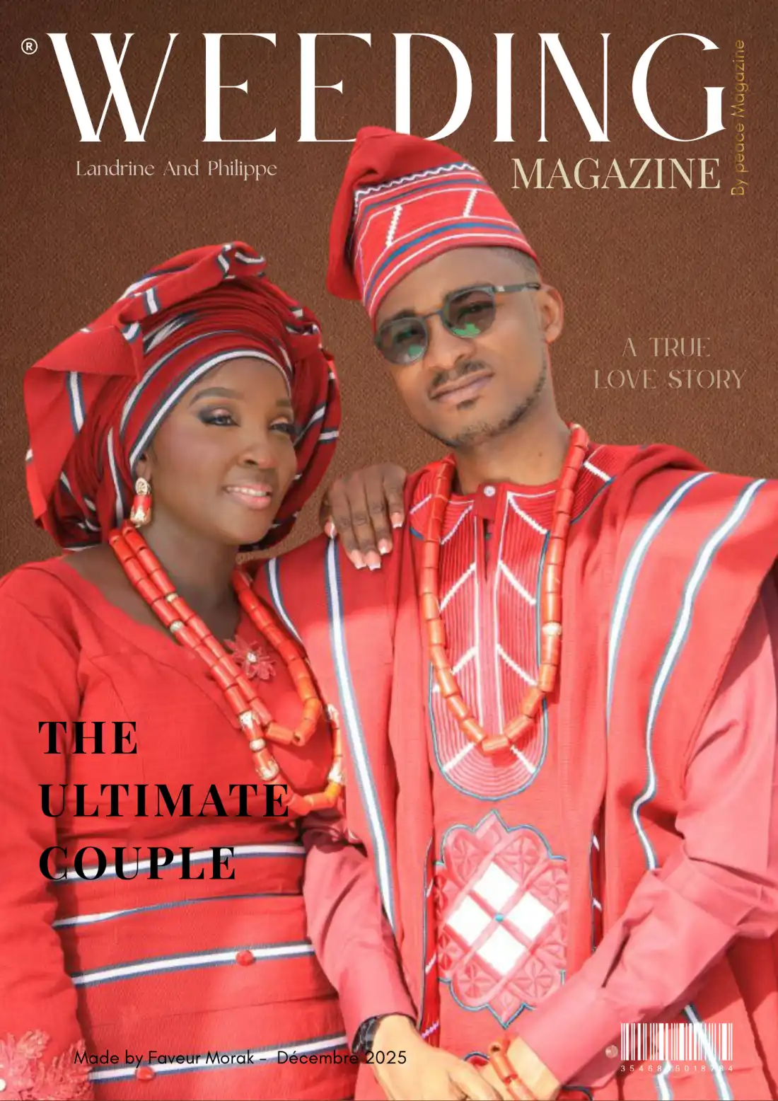 Magazine de mariage personnalisé Peace Magazine